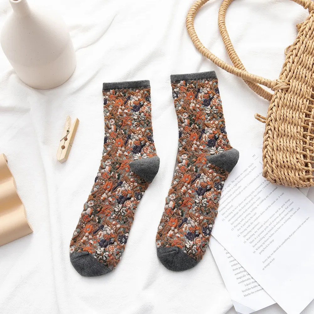 Contrast Heel and Toe Socks