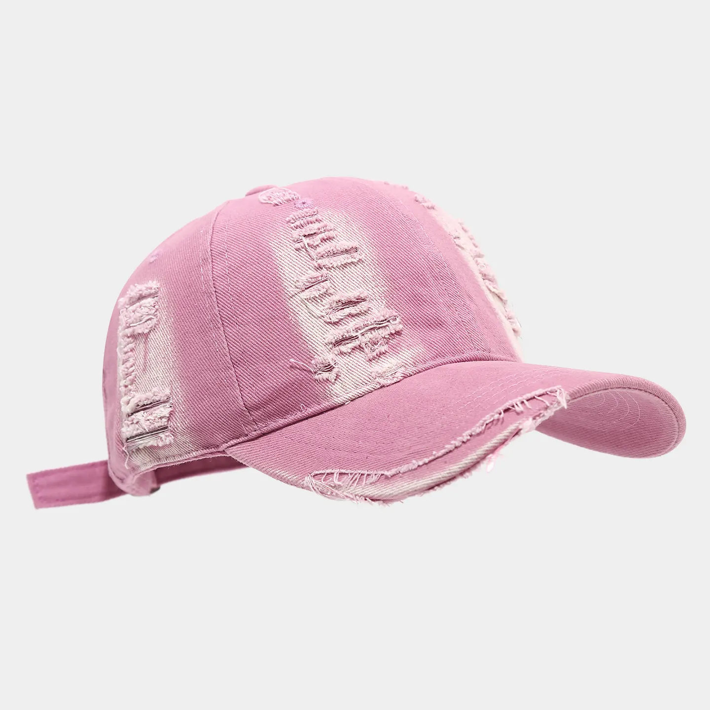 Distressed Cotton Baseball Cap