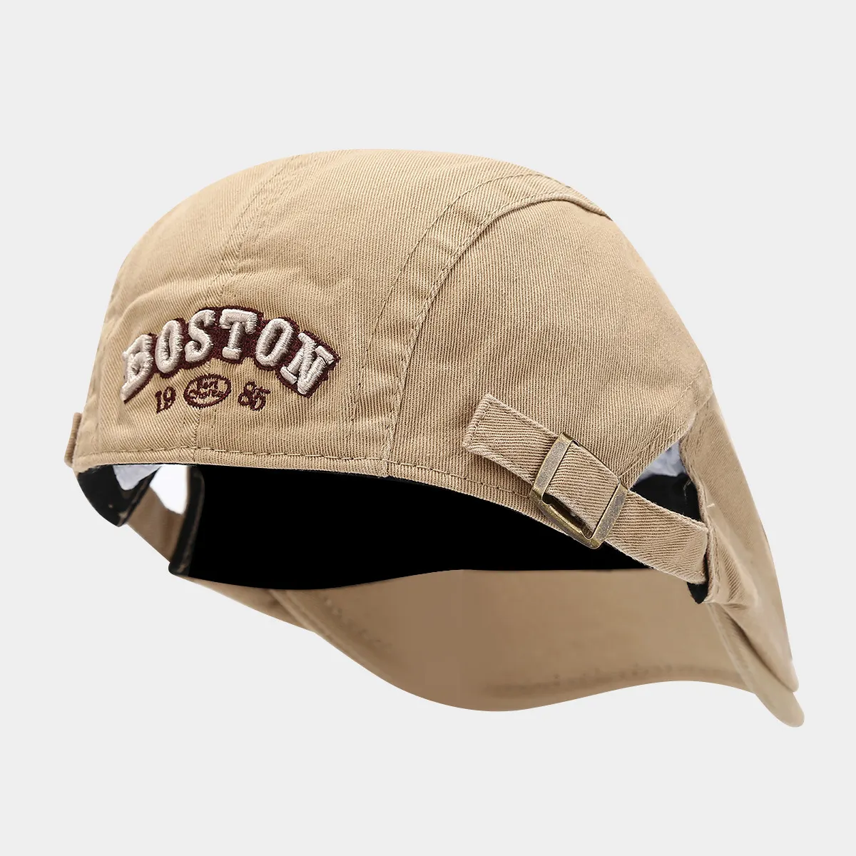 Vintage Boston Embroidered Adjustable Cotton Baseball Cap