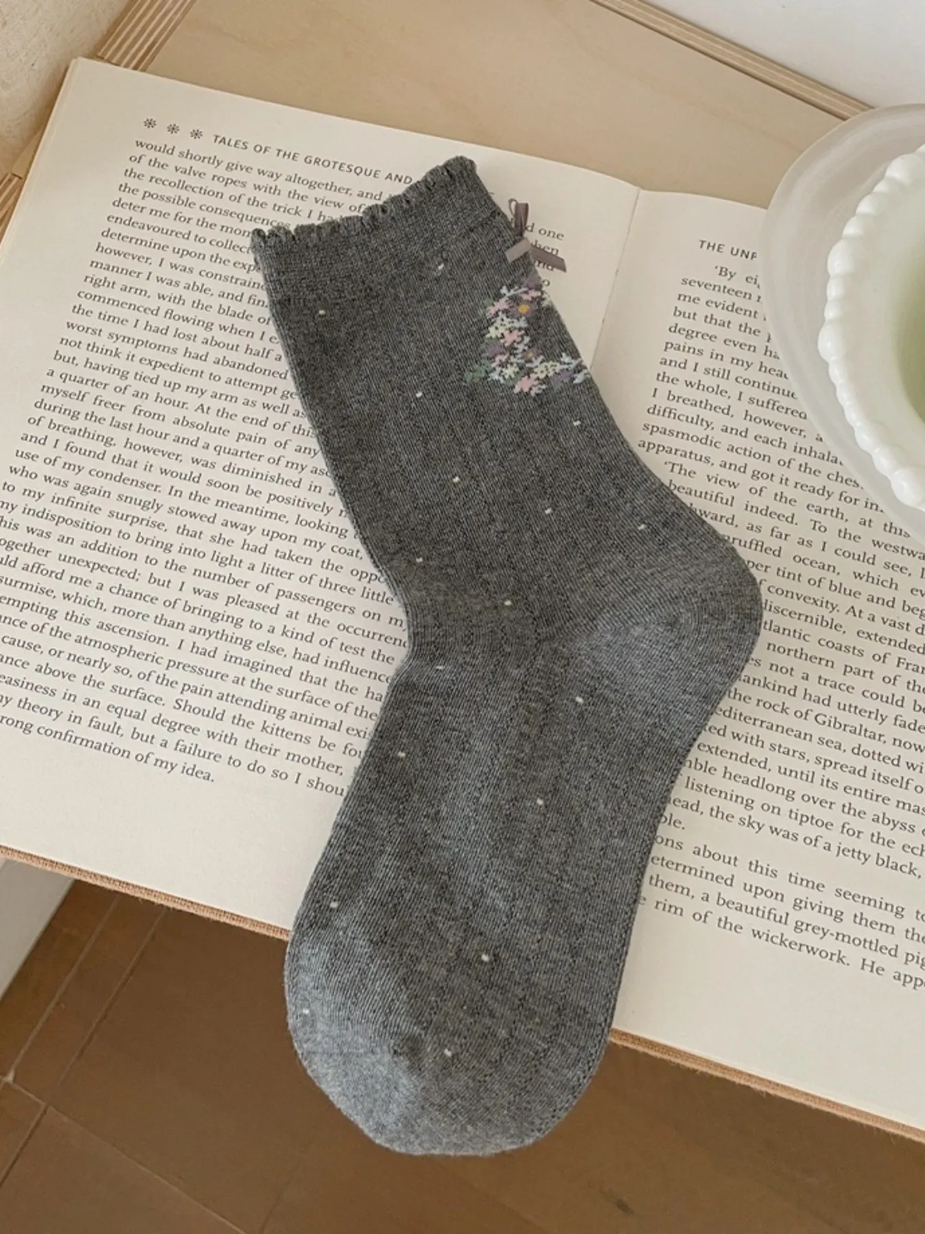 Floral Crew Socks